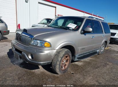 2002 LINCOLN NAVIGATOR Gold  Gasoline 5LMFU28RX2LJ15292 photo #3