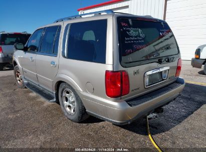 2002 LINCOLN NAVIGATOR Gold  Gasoline 5LMFU28RX2LJ15292 photo #4