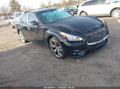 2017 INFINITI Q70 3.7X Black  Gasoline JN1BY1AR6HM770229 photo #1