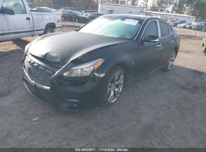 2017 INFINITI Q70 3.7X Black  Gasoline JN1BY1AR6HM770229 photo #3