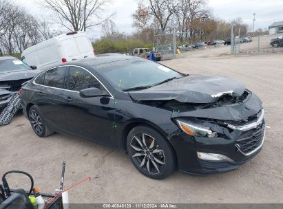 2020 CHEVROLET MALIBU FWD RS Black  Gasoline 1G1ZG5ST3LF119274 photo #1