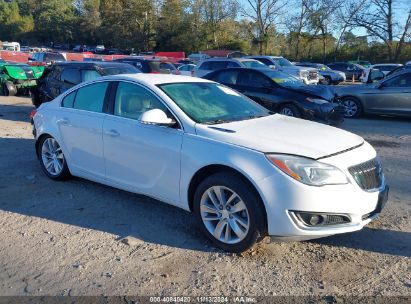 2016 BUICK REGAL TURBO PREMIUM I White  Gasoline 2G4GR5EX8G9162042 photo #1