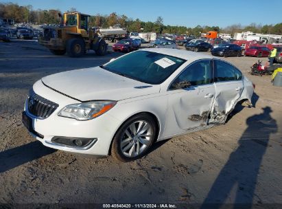 2016 BUICK REGAL TURBO PREMIUM I White  Gasoline 2G4GR5EX8G9162042 photo #3