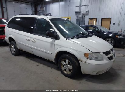 2007 DODGE GRAND CARAVAN SXT White  Gasoline 2D4GP44L17R332778 photo #1