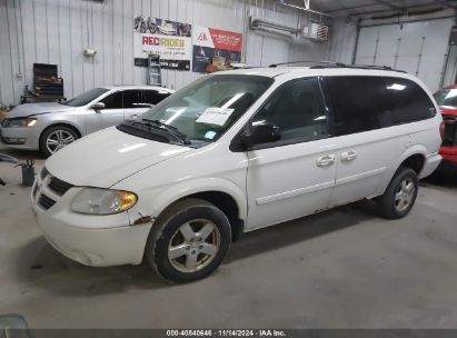 2007 DODGE GRAND CARAVAN SXT White  Gasoline 2D4GP44L17R332778 photo #3