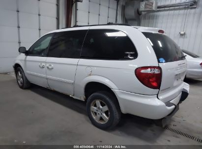 2007 DODGE GRAND CARAVAN SXT White  Gasoline 2D4GP44L17R332778 photo #4