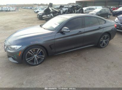 2015 BMW 435I GRAN COUPE XDRIVE Gray  Gasoline WBA4B3C50FD670179 photo #3