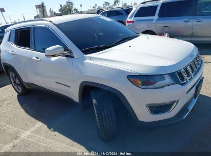 2018 JEEP COMPASS LIMITED FWD White  Gasoline 3C4NJCCB5JT362198 photo #1