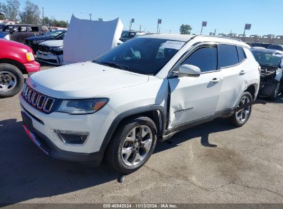 2018 JEEP COMPASS LIMITED FWD White  Gasoline 3C4NJCCB5JT362198 photo #3