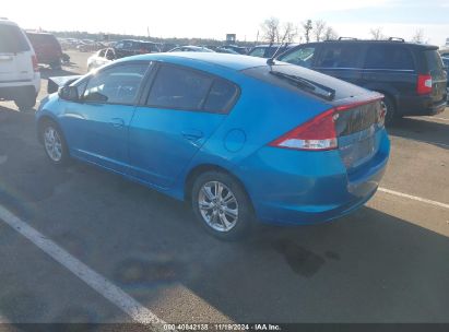 2010 HONDA INSIGHT EX Blue  Hybrid JHMZE2H75AS027835 photo #4