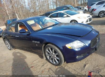 2009 MASERATI QUATTROPORTE Dark Blue  Gasoline ZAMFK39A390043855 photo #1