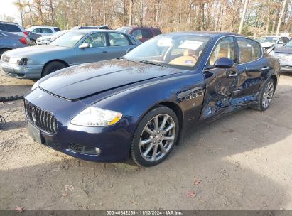 2009 MASERATI QUATTROPORTE Dark Blue  Gasoline ZAMFK39A390043855 photo #3