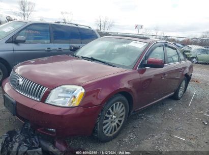 2007 MERCURY MONTEGO PREMIER Burgundy  Gasoline 1MEHM42177G609767 photo #3