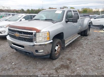 2011 CHEVROLET SILVERADO 3500HD LTZ Silver  Diesel 1GC4K1C83BF186412 photo #3