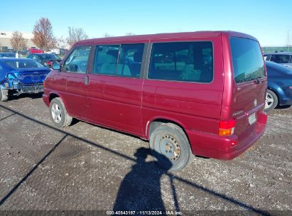 2002 VOLKSWAGEN EUROVAN MV Red  Gasoline WV2MB47032H027367 photo #4