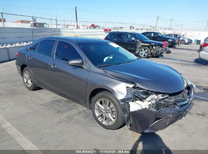 2016 TOYOTA CAMRY SE Gray  Gasoline 4T1BF1FKXGU121686 photo #1