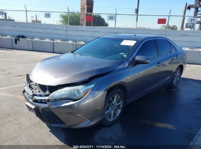 2016 TOYOTA CAMRY SE Gray  Gasoline 4T1BF1FKXGU121686 photo #3