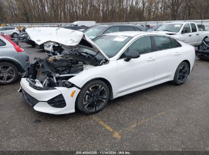 2021 KIA K5 GT-LINE White  Gasoline 5XXG64J25MG063443 photo #3