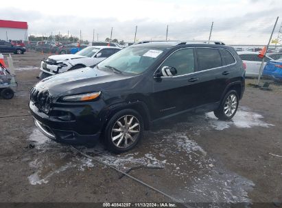 2014 JEEP CHEROKEE LIMITED Black  Gasoline 1C4PJLDB7EW159630 photo #3