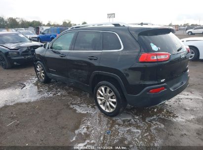 2014 JEEP CHEROKEE LIMITED Black  Gasoline 1C4PJLDB7EW159630 photo #4