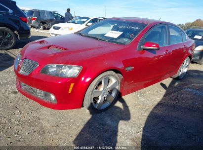 2009 PONTIAC G8 GT Burgundy  Gasoline 6G2EC57Y99L232184 photo #3