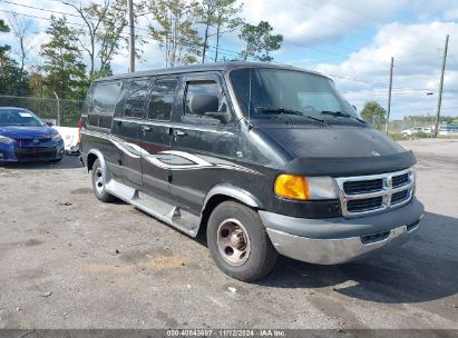 2002 DODGE RAM VAN 1500 CONVERSION Black  Gasoline 2B6HB11Y72K145081 photo #1