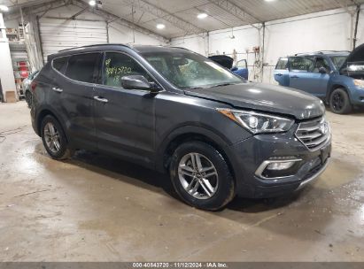 2018 HYUNDAI SANTA FE SPORT 2.4L Gray  Gasoline 5XYZUDLB1JG512703 photo #1