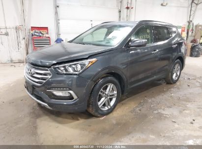 2018 HYUNDAI SANTA FE SPORT 2.4L Gray  Gasoline 5XYZUDLB1JG512703 photo #3