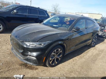 2022 FORD MUSTANG MACH-E PREMIUM Black  Electric 3FMTK3SU8NMA55482 photo #3