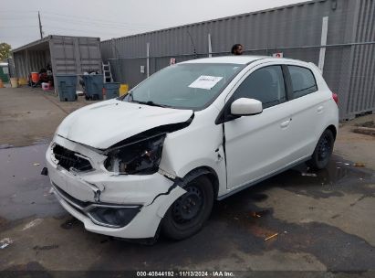 2018 MITSUBISHI MIRAGE ES White  Gasoline ML32A3HJ8JH010270 photo #3