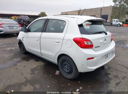 2018 MITSUBISHI MIRAGE ES White  Gasoline ML32A3HJ8JH010270 photo #4