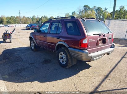 2002 ISUZU RODEO LS 3.2L V6/LSE 3.2L V6/S 3.2L V6 Maroon  Gasoline 4S2CK58W524322503 photo #4