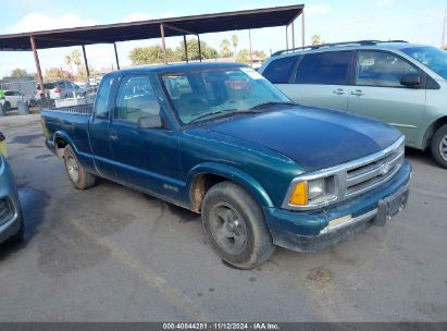 1996 CHEVROLET S TRUCK S10 Green  Gasoline 1GCCS1940T8157830 photo #1