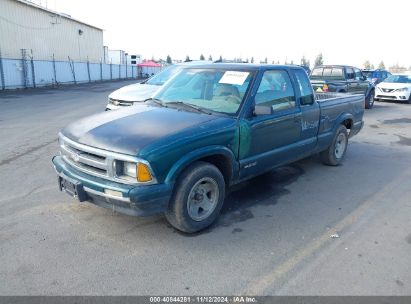 1996 CHEVROLET S TRUCK S10 Green  Gasoline 1GCCS1940T8157830 photo #3