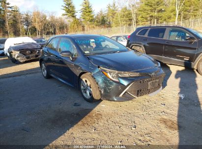 2019 TOYOTA COROLLA SE Blue  Gasoline JTNK4RBE3K3050446 photo #1