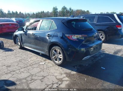 2019 TOYOTA COROLLA SE Blue  Gasoline JTNK4RBE3K3050446 photo #4