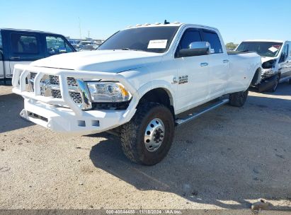 2018 RAM 3500 LARAMIE  4X4 8' BOX White  Diesel 3C63RRJL7JG305323 photo #3