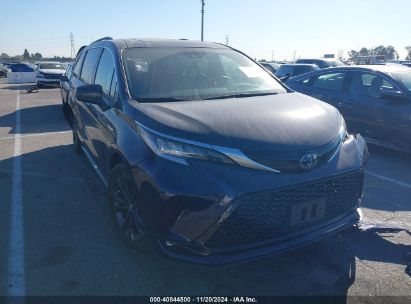 2022 TOYOTA SIENNA XSE Dark Blue  Hybrid 5TDDRKEC8NS100020 photo #1