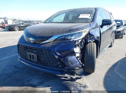 2022 TOYOTA SIENNA XSE Dark Blue  Hybrid 5TDDRKEC8NS100020 photo #3