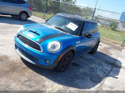 2008 MINI COOPER S Blue  Gasoline WMWMF73508TT91187 photo #3