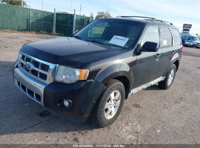 2012 FORD ESCAPE LIMITED Black  Flexible Fuel 1FMCU0EGXCKC41284 photo #3