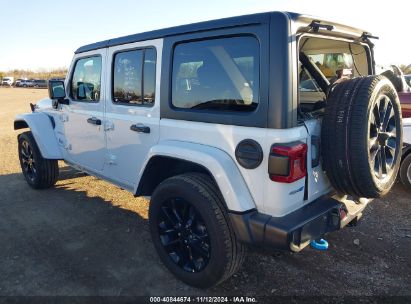 2023 JEEP WRANGLER 4XE SAHARA 4X4 White  Hybrid 1C4JJXP67PW630416 photo #4