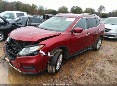 2019 NISSAN ROGUE SV Burgundy  Gasoline 5N1AT2MV4KC808054 photo #3