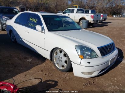 2003 LEXUS LS 430 White  Gasoline JTHBN30F830099573 photo #1