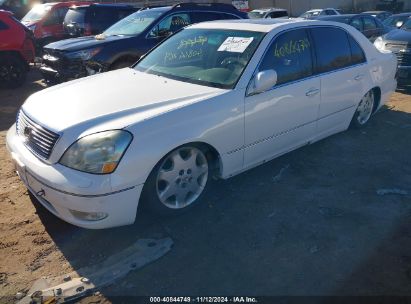 2003 LEXUS LS 430 White  Gasoline JTHBN30F830099573 photo #3