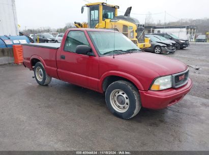 2003 GMC SONOMA SL Red  Gasoline 1GTCS14H038278299 photo #1