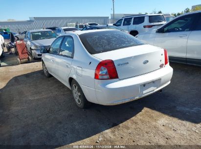 2002 KIA SPECTRA GS/GSX White  Gasoline KNAFB161525054617 photo #4