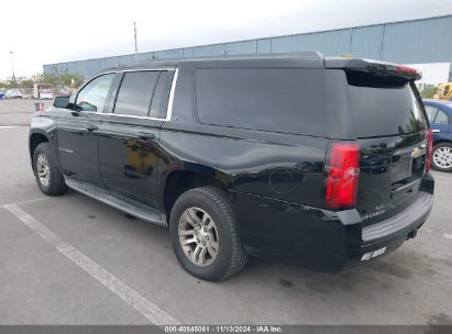 2015 CHEVROLET SUBURBAN 1500 LT Black  Gasoline 1GNSCJKC3FR614582 photo #4