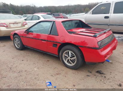 1988 PONTIAC FIERO Red  Gasoline 1G2PE11R6JP206312 photo #4