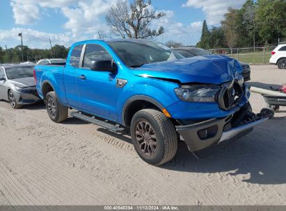 2021 FORD RANGER XLT Blue  Gasoline 1FTER1EH5MLD28809 photo #1